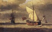 VELDE, Willem van de, the Younger The Yacht Royal Escape Close-hauled in a Breeze oil painting picture wholesale